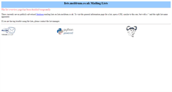 Desktop Screenshot of lists.meldrum.co.uk