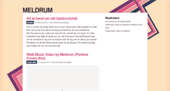 Desktop Screenshot of meldrum.nu